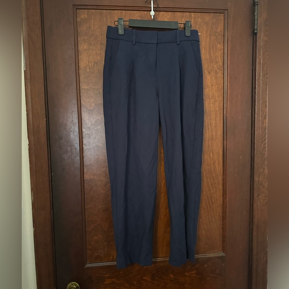 J.Crew Essential Pant in City Twill Navy Blue 0P - Picture 2 of 6